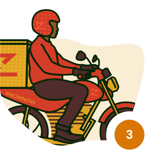 Delivery motorbike icon